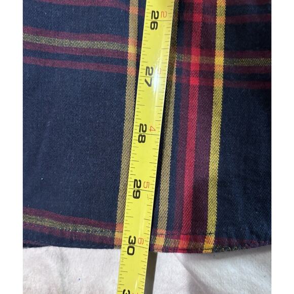 Coogi Button Up Shirt Mens Size XXL Blue Plaid Long Sleeve Embroidered - Picture 10 of 10